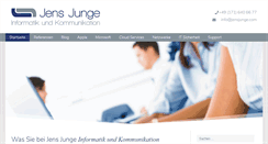 Desktop Screenshot of jensjunge.com